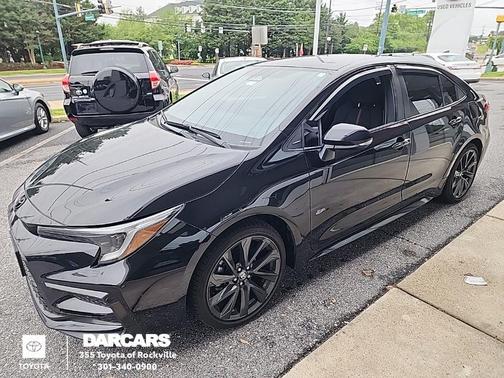 Midnight Black Metallic 2025 Toyota Corolla SE