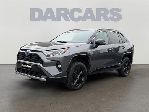Midnight Black Metallic 2021 Toyota RAV4 Hybrid SE