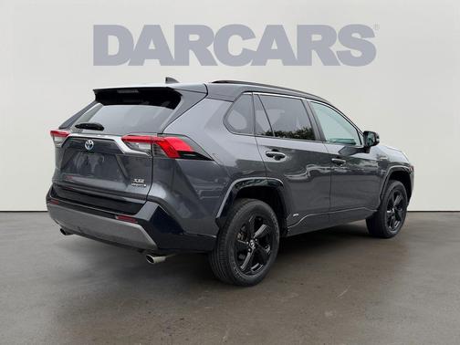 Midnight Black Metallic 2021 Toyota RAV4 Hybrid SE