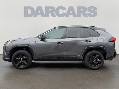 Midnight Black Metallic 2021 Toyota RAV4 Hybrid SE
