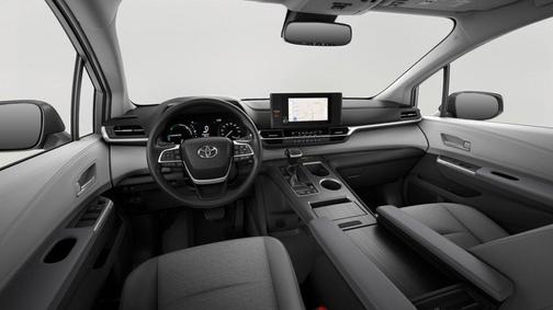 Midnight Black Metallic 2026 Toyota Sienna LE