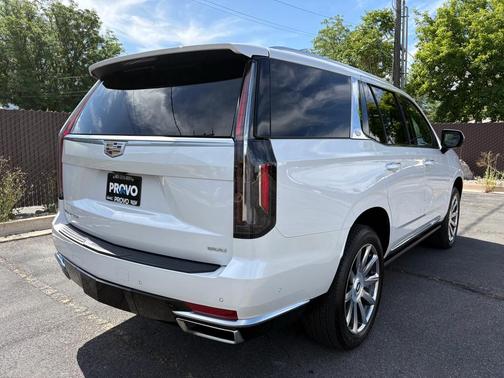 Crystal White Tri-Coat 2021 Cadillac Escalade Premium Luxury Platinum