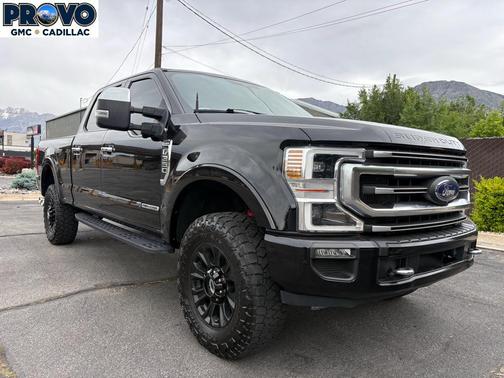 Agate Black Metallic 2022 Ford F-350 Platinum