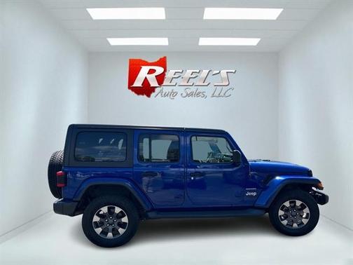 Ocean Blue Metallic 2018 Jeep Wrangler Unlimited Sahara