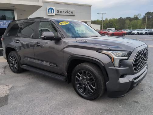Magnetic Gray 2024 Toyota Sequoia Platinum