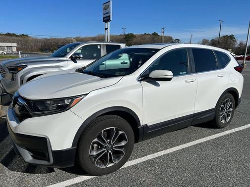 Platinum White Pearl 2022 Honda CR-V AWD EX