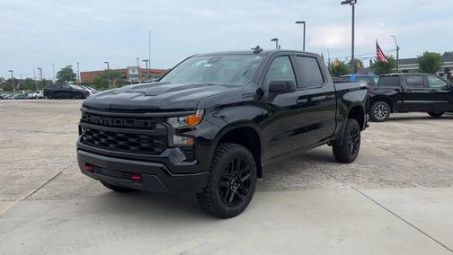 Black 2023 Chevrolet Silverado 1500 Custom Trail Boss