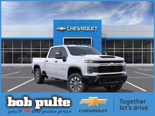 Summit White 2026 Chevrolet Silverado 2500 Custom