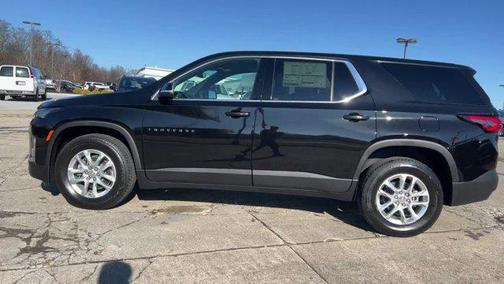 Mosaic Black Metallic 2023 Chevrolet Traverse LS