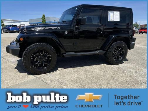 Black Clearcoat 2017 Jeep Wrangler Smoky Mountain 4x4