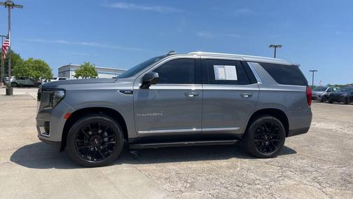 Satin Steel Metallic 2022 GMC Yukon SLT