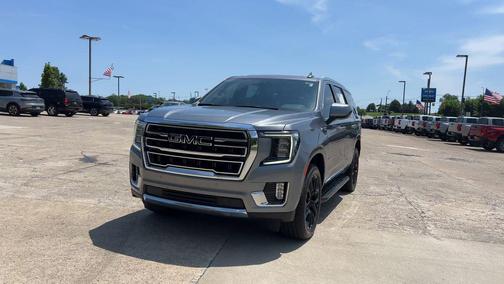 Satin Steel Metallic 2022 GMC Yukon SLT