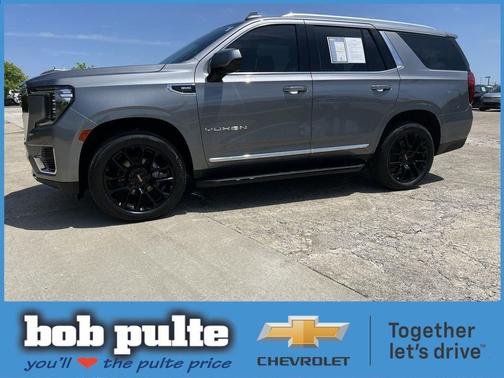 Satin Steel Metallic 2022 GMC Yukon SLT