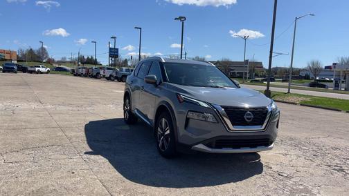 Boulder Gray Pearl 2023 Nissan Rogue Platinum