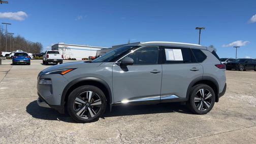 Boulder Gray Pearl 2023 Nissan Rogue Platinum