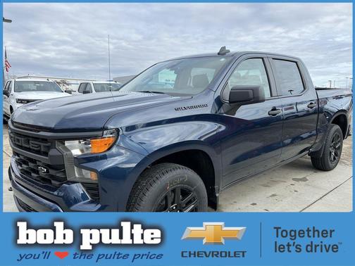 Northsky Blue Metallic 2023 Chevrolet Silverado 1500 Custom