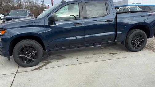 Northsky Blue Metallic 2023 Chevrolet Silverado 1500 Custom