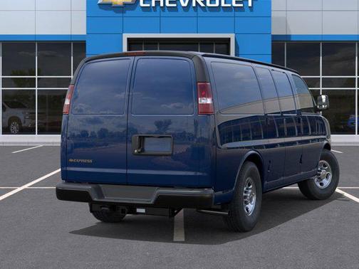 Dark Blue Metallic 2025 Chevrolet Express 3500 RWD 3500 Regular Wheelbase WT