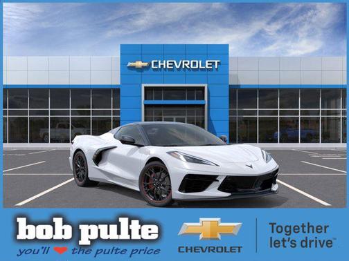 Arctic White 2026 Chevrolet Corvette Stingray w/2LT