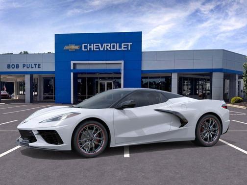 Arctic White 2026 Chevrolet Corvette Stingray w/2LT