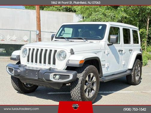 Bright White Clearcoat 2020 Jeep Wrangler Unlimited Sahara