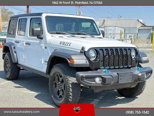 White 2023 Jeep Wrangler 4xe Willys