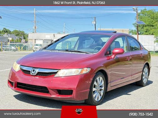 Red 2011 Honda Civic EX