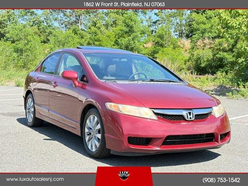 Red 2011 Honda Civic EX