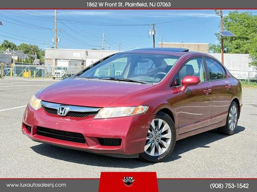 Red 2011 Honda Civic EX