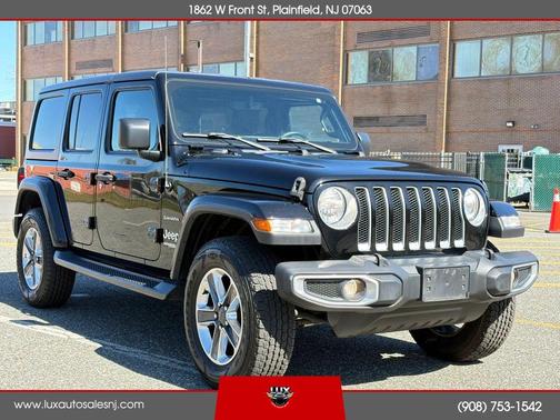 Black 2018 Jeep Wrangler Unlimited Sahara