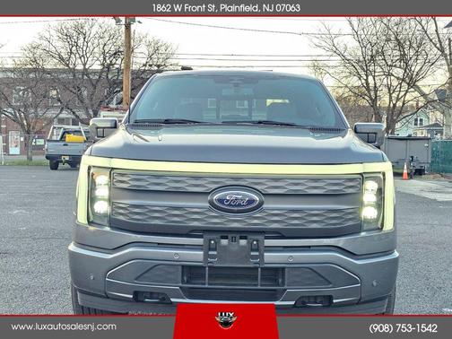 Gray 2023 Ford F-150 Lightning LARIAT