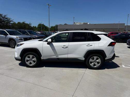 Super White 2019 Toyota RAV4 XLE