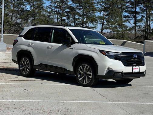 White Pearl 2026 Subaru Forester Hybrid Touring