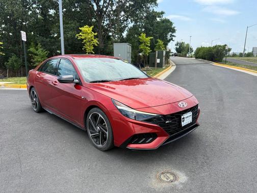 Lava Orange 2022 Hyundai ELANTRA N Line
