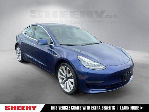 Deep Blue Metallic 2020 Tesla Model 3 Long Range