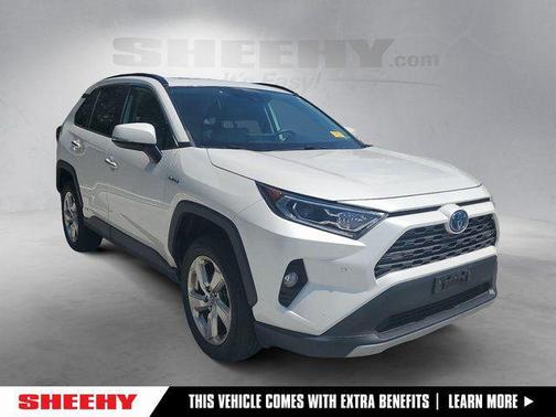 Blizzard Pearl 2020 Toyota RAV4 Hybrid Limited