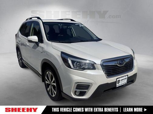 Crystal White Pearl 2020 Subaru Forester Limited