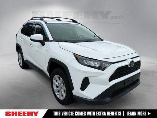 Super White 2020 Toyota RAV4 LE
