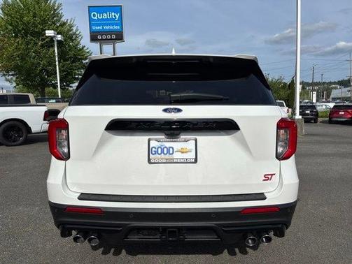 White Metallic 2024 Ford Explorer ST
