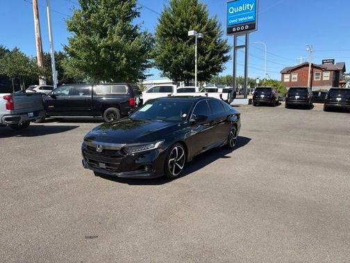 Black 2021 Honda Accord Sport 1.5T