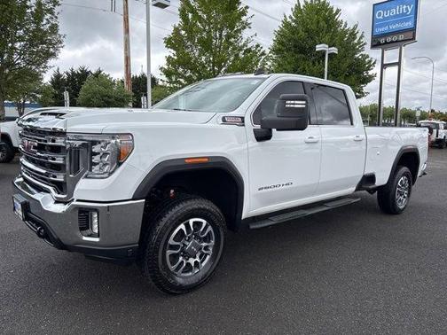 Summit White 2023 GMC Sierra 2500 SLE