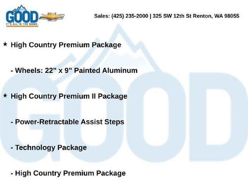 Polar White 2026 Chevrolet Silverado 1500 High Country