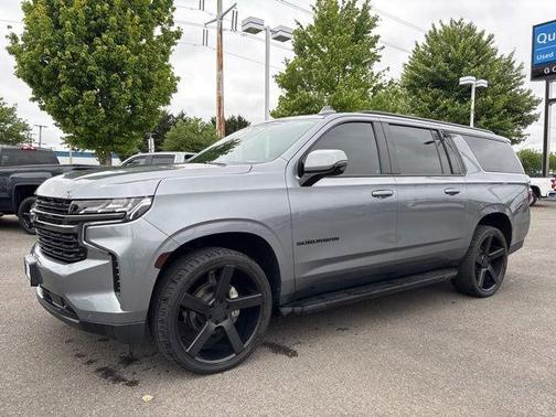 Satin Steel Metallic 2022 Chevrolet Suburban RST