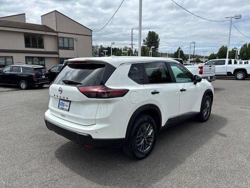 Glacier White 2024 Nissan Rogue S