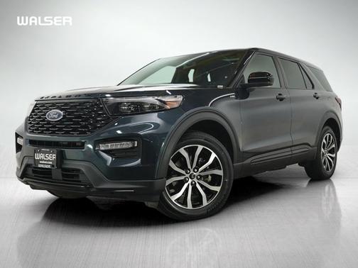Stone Blue Metallic 2022 Ford Explorer ST-Line