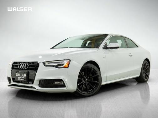Glacier White 2015 Audi A5 2.0T Premium Plus
