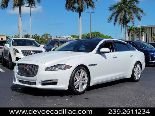 Polaris White 2016 Jaguar XJ XJL Portfolio