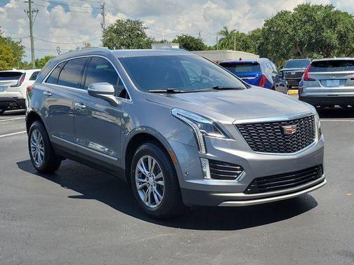 Satin Steel Metallic 2021 Cadillac XT5 Premium Luxury
