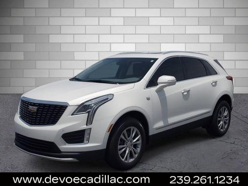 Crystal White Tricoat 2023 Cadillac XT5 Premium Luxury