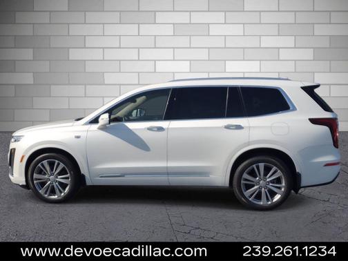 Crystal White Tricoat 2024 Cadillac XT6 Premium Luxury FWD
